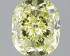 GIA 0.7 Fancy Yellow-VVS2 Cushion Diamond