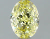 GIA 0.5 Fancy Yellow-VVS2 Oval Diamond
