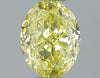GIA 0.31 Fancy Intense Yellow-VVS2 Oval Diamond
