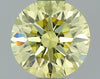 GIA 0.4 Fancy Yellow-VVS2 Round Diamond