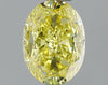 GIA 0.78 Fancy Intense Yellow-SI1 Oval Diamond