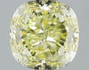 GIA 0.75 Fancy Yellow-VVS1 Cushion Diamond