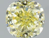 GIA 0.86 Fancy Yellow-VVS2 Cushion Diamond