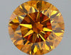 GIA 0.58 Fancy Deep Brownish Yellowish Orange-SI2 Round Diamond