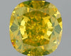 GIA 0.78 Fancy Intense Yellow-VVS2 Cushion Diamond