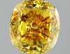 GIA 0.76 Fancy Vivid Orange Yellow-SI1 Cushion Diamond