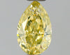 GIA 0.41 Fancy Yellow-I1 Pear Diamond
