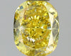 GIA 0.32 Fancy Intense Yellow-I2 Cushion Diamond