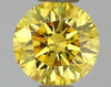 GIA 0.32 Fancy Vivid Yellow-SI2 Round Diamond