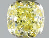 GIA 0.36 Fancy Intense Yellow-VVS2 Cushion Diamond