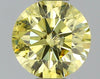 GIA 0.32 Fancy Intense Yellow-I1 Round Diamond