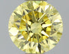 GIA 0.41 Fancy Intense Yellow-I1 Round Diamond