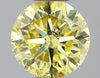 GIA 0.32 Fancy Intense Yellow-I2 Round Diamond