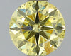 GIA 0.42 Fancy Intense Yellow-I2 Round Diamond