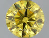 GIA 0.41 Fancy Vivid Yellow-SI2 Round Diamond