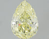 GIA 2.05 Fancy Light Yellow-VVS2 Pear Diamond