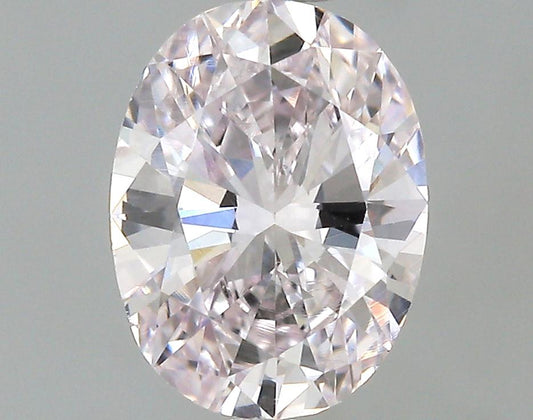 GIA 0.84 Very Light Pink-SI1 Oval Diamond