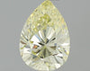 GIA 0.37 Fancy Light Yellow-SI1 Pear Diamond