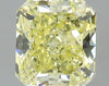 GIA 1.25 Fancy Light Yellow-SI2 Radiant Diamond