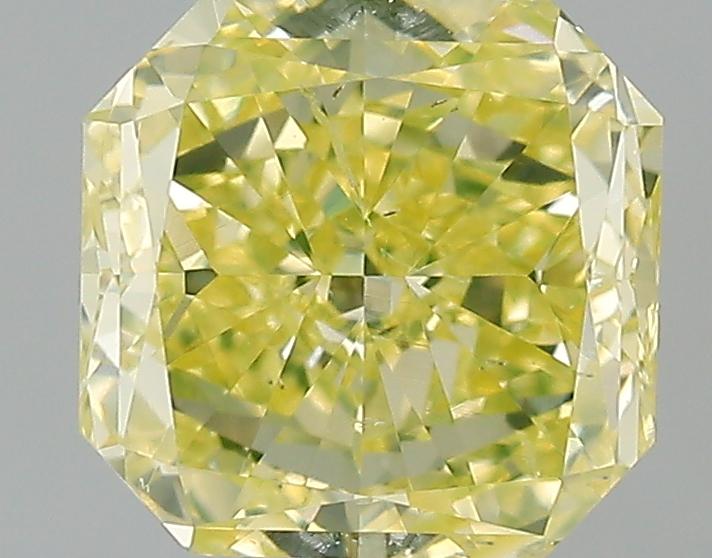 GIA 1.07 Fancy Yellow-SI2 Radiant Diamond