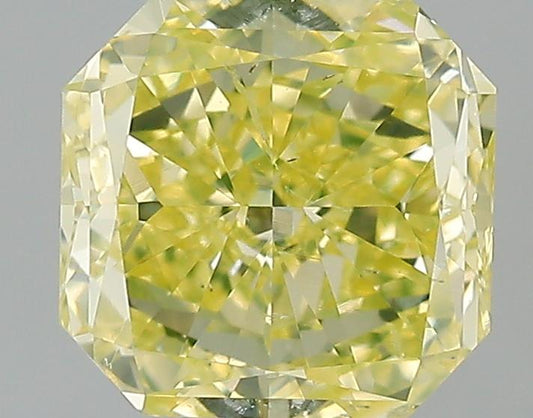 GIA 1.07 Fancy Yellow-SI2 Radiant Diamond