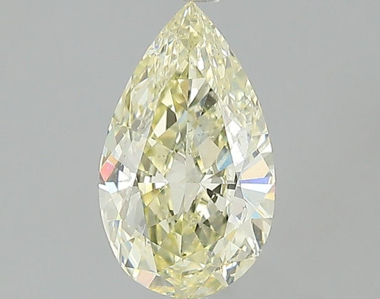 GIA 1.12 U-V-SI1 Pear Diamond