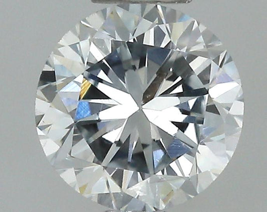 GIA 0.29 Fancy Light Gray Blue-SI2 Round Diamond