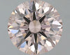 GIA 1.01 Fancy Light Orangy Pink-SI1 Round Diamond