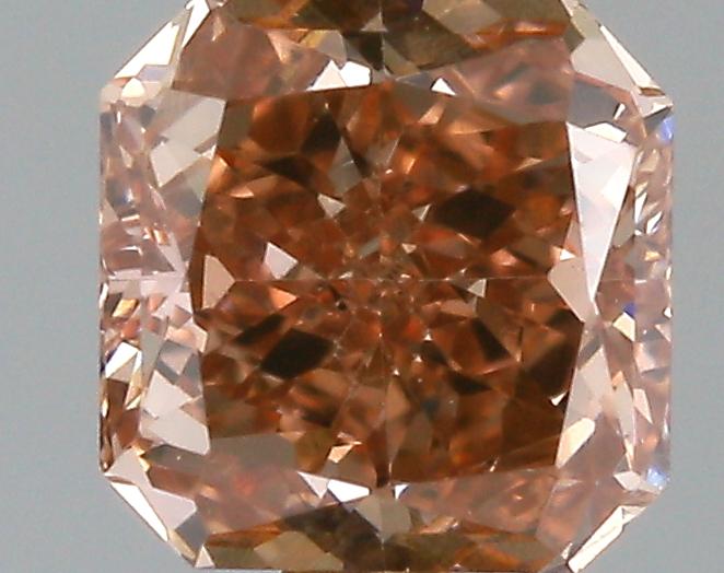 GIA 0.33 Fancy Brown Pink-VS1 Radiant Diamond