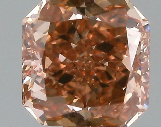 GIA 0.33 Fancy Brown Pink-VS1 Radiant Diamond