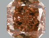 GIA 0.33 Fancy Brown Pink-VS1 Radiant Diamond