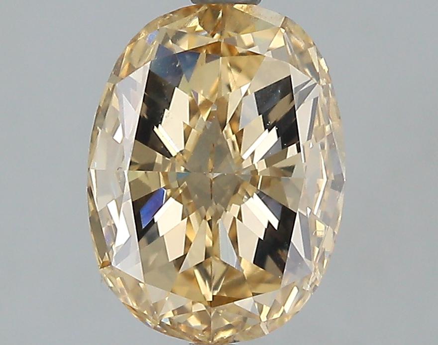 GIA 1.52 Fancy Brown Yellow-VS2 Oval Diamond