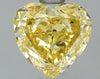 GIA 0.88 Fancy Intense Yellow-SI1 Heart Diamond