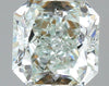 GIA 0.52 Fancy Light Bluish Green-SI1 Radiant Diamond