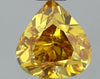 GIA 0.33 Fancy Deep Brownish Orangy Yellow-SI2 Heart Diamond