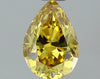 GIA 0.46 Fancy Deep Brownish Greenish Yellow-VS2 Pear Diamond