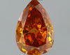 GIA 0.27 Fancy Deep Brownish Yellowish Orange-I1 Pear Diamond
