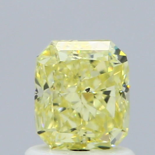 GIA 1.13 Fancy Yellow-SI1 Radiant Diamond