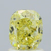 GIA 1.27 Fancy Yellow-SI1 Cushion Diamond