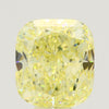 GIA 12.45 Fancy Yellow-VS1 Cushion Diamond