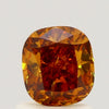GIA 0.91 Fancy Deep Brownish Yellowish Orange-I1 Cushion Diamond