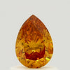 GIA 0.53 Fancy Deep Yellow Orange-SI2 Pear Diamond