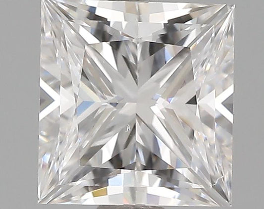 GIA 1 E-VS2 Princess Diamond