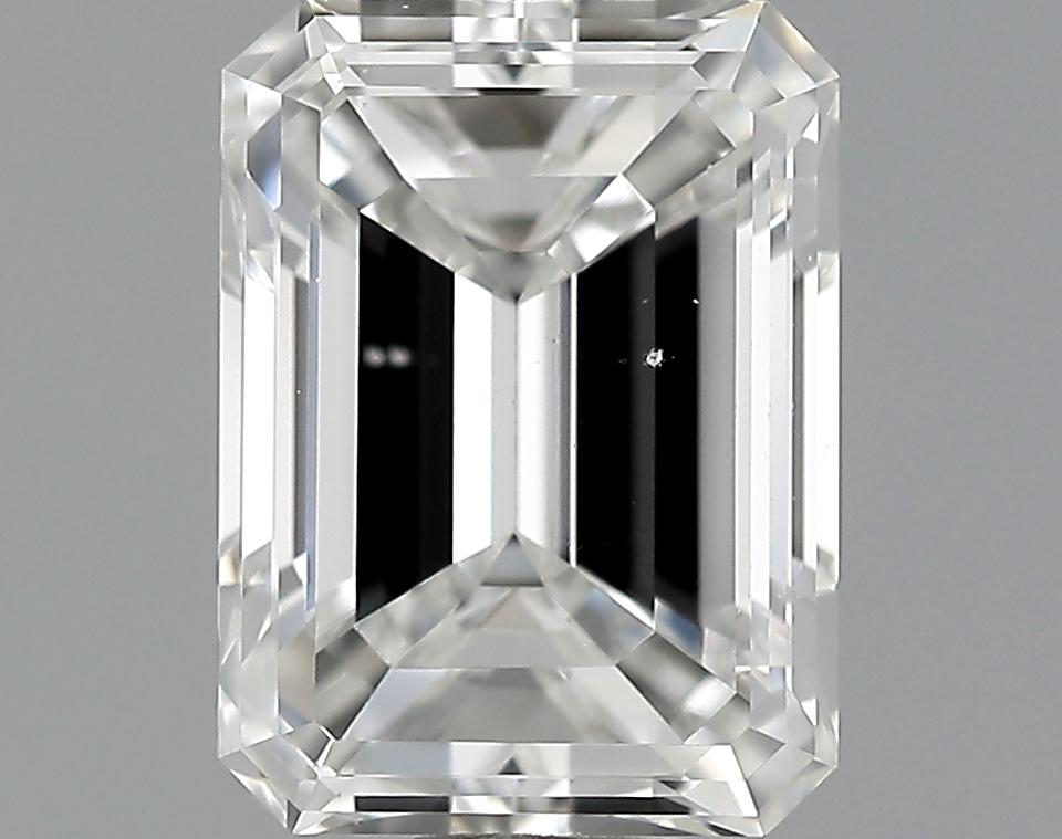 GIA 1.01 F-SI1 Emerald Diamond