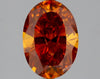 GIA 2.68 Fancy Deep Yellowish Orange-I3 Oval Diamond
