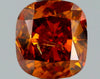 GIA 1.02 Fancy Deep Brownish Orange-I2 Cushion Diamond