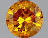 GIA 1.03 Fancy Deep Orange Yellow-I3 Round Diamond