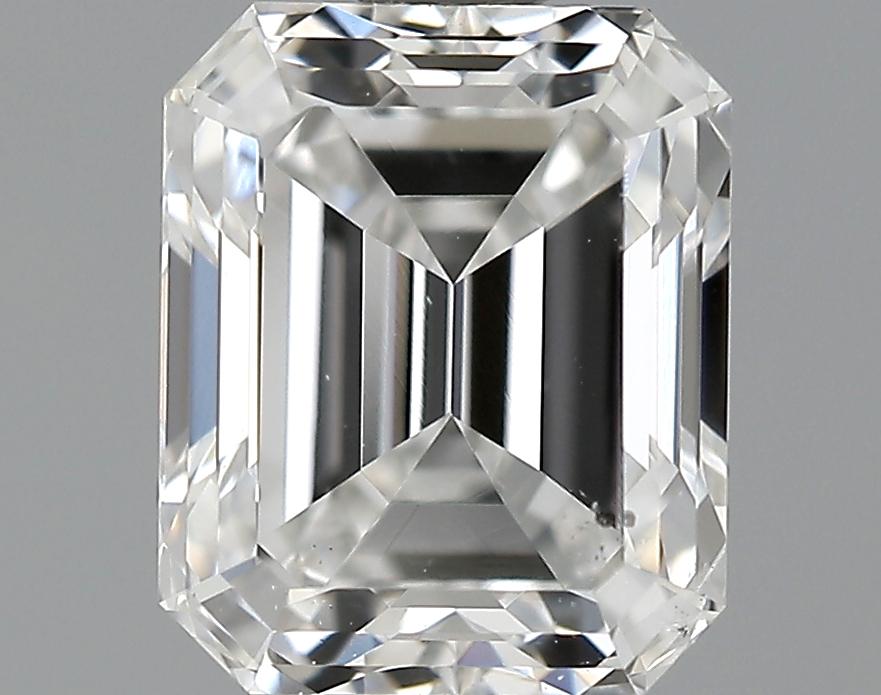 GIA 1.03 E-SI1 Emerald Diamond