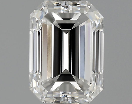 GIA 1.01 E-SI1 Emerald Diamond