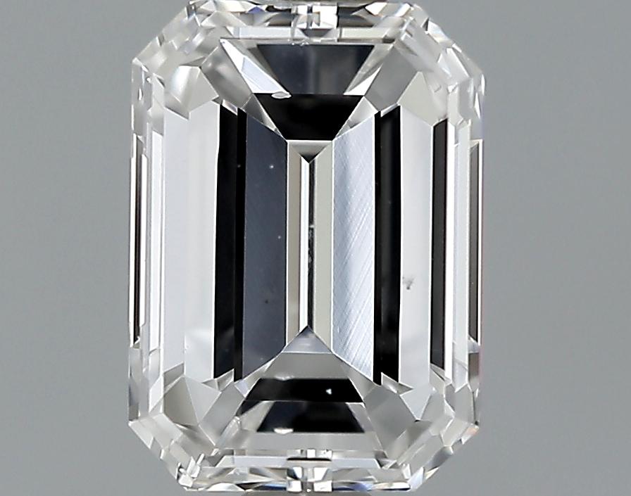 GIA 1 E-SI1 Emerald Diamond